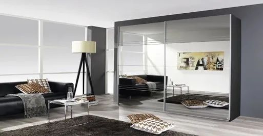 White Mirrored Wardrobes